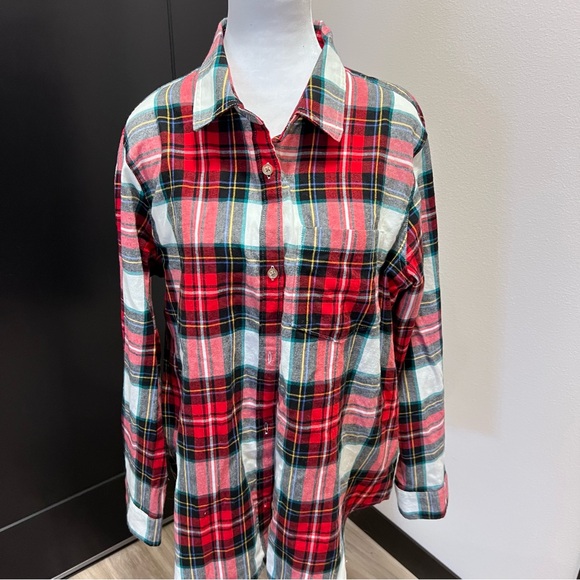 Old Navy Women’s XL Red/Black/White Flannel 100% Cotton Soft - Picture 5 of 7